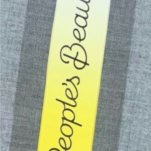Yellow and Gray People's Beauty Scarf